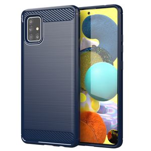 Vendita Calda 2020 In Fibra di Carbonio Antiurto Molle di TPU Della Copertura Posteriore Cassa Del Telefono mobile <span class=keywords><strong>Per</strong></span> <span class=keywords><strong>Samsung</strong></span> <span class=keywords><strong>Galaxy</strong></span> <span class=keywords><strong>a51</strong></span> 5g uw - Product Image 3