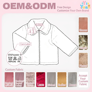 Veste courte zippée en fausse fourrure pour filles, col rabattu, en peluche moelleuse, vêtement d'extérieur chaud d'hiver pour enfants, couleur unie, manteau court tendance pour enfants - Product Image 2