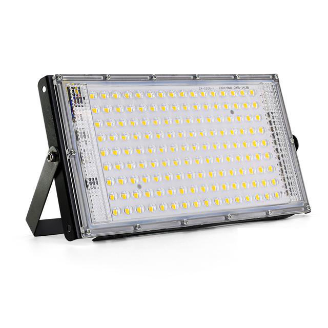 Outdoor Lighting Fixtures Portable Spotlight Courtyard Garden Ip66 Waterproof Emergency Adjustable Angle Led Flood Light 200w