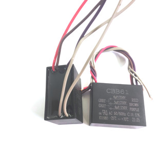 Condensador <span class=keywords><strong>de</strong></span> Película <span class=keywords><strong>de</strong></span> Polipropileno <span class=keywords><strong>de</strong></span> 5 Cables HBC CBB61, Condensador para <span class=keywords><strong>Ventilador</strong></span> <span class=keywords><strong>de</strong></span> <span class=keywords><strong>Techo</strong></span>, <span class=keywords><strong>Precio</strong></span> 4uf 250v 5uf 250v 6uf 250v 40/70/20, 40/85/21 FAN,<span class=keywords><strong>VENTILADOR</strong></span> - Product Image 3