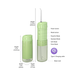SIILLK superventas Dental agua Flosser 180ml tanque de agua recargable impermeable agua <span class=keywords><strong>irrigador</strong></span> <span class=keywords><strong>cepillo</strong></span> de dientes - Product Image 1