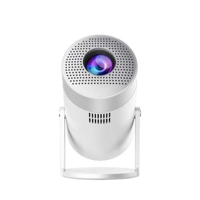 MG50 Mini Projector WiFi6 Cross-Border Auto Keystone Correction Portable Android 720 P Resolution 4K Support 300ANSI Lumens CRT
