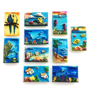 Giamaica Souvenir regali personalizzati della bandiera della Giamaica mappa del frigorifero distintivo Jamaicans Dance Reggae resina aborigena magnetici Jamaica magneti - Product Image 6