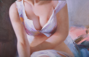 <span class=keywords><strong>Peinture</strong></span> acrylique sur mesure pour belle fille abstraite faite à la main Portrait sur toile encadrée-numéros de <span class=keywords><strong>peinture</strong></span> B & C <span class=keywords><strong>ART</strong></span> - Product Image 3
