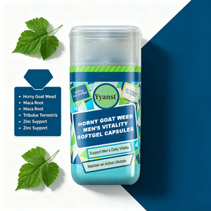 Gélules de 800 mg de Horny Goat Weed pour la vitalité et la résistance quotidienne des hommes, 90 unités, complément alimentaire naturel à base de plantes - Product Image 4
