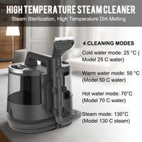 Nettoyeur de Tapis Portable à Chauffage Instantané Nouveau Nettoyeur Détachant en Profondeur pour Tissus d'Ameublement pour Cuisine, Siège de Voiture, Canapé et Vapeur Domestique