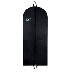 Housse de costume de mariage de luxe en gros, sac de rangement durable pour vêtements, anti-poussière, avec fermeture éclair, 100 % coton, poignée en ruban, emballage pour vêtements - Product Image 2