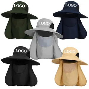 Logo personnalisé imperméable à l'eau large Birm seau chapeaux Protection UV Boonie chapeau pour la pêche randonnée