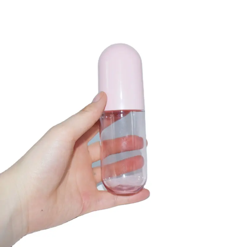 Dễ Thương Pill Capsule Định Hình 40Ml 60Ml 120Ml 150Ml 300Ml Nhựa Spray Chai Cho Chăm Sóc Da Mực Kem Dưỡng Ẩm Nước Bao Bì