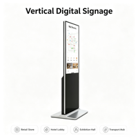 Kiosco Digital Interactivo con Pantalla Táctil IR de 43 Pulgadas, FHD, Android 11, Señalización Publicitaria, Compatible con Actualización de Programas por USB
