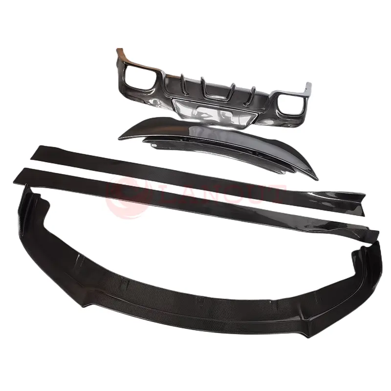 OEM factory for Porsche Panamera 970 S TURBO carbon fiber body kit bumper front lip skirt spoiler