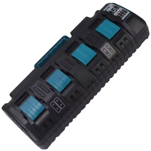 DC18SF Cuatro puertos de <span class=keywords><strong>carga</strong></span> 14,4 V 18V Batería de litio BL1860B BL1460B <span class=keywords><strong>Cargador</strong></span> de batería 4 puertos con USB 12A - Product Image 3