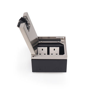 Caja de Conexión para Piso de Concreto de Acero Inoxidable con Tapa Empotrada para Uso Comercial y de Oficina - Product Image 3