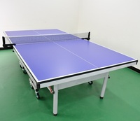 Table de tennis de table professionnelle pliable et mobile de 25 mm pour l'entraînement