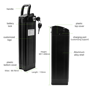 Batterie de vélo électrique <span class=keywords><strong>Haiba</strong></span> 48V 20Ah, batterie lithium-ion pour vélo électrique avec chargeur BMS - Product Image 3