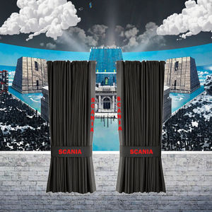 Rideaux de fenêtre arrière pliables en daim de qualité supérieure Rownfur, accessoires de camion de luxe, couleur personnalisée, 240 cm <span class=keywords><strong>x</strong></span> 90 cm - Product Image 3