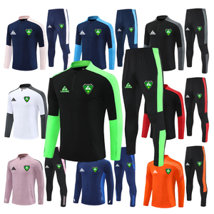 High Quality Soccer Team Tracksuit Sport Long Sleeve <b>Jackets</b> Custom logo Sport Wear for Men Soccer Long Sleeve Tracksuits - Product Image 5