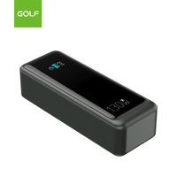 Bancos de energía portátiles digitales LCD universales, venta al por mayor, soporte de carga rápida de alta calidad, Banco de energía PD 130W 20000mAh para computadora portátil