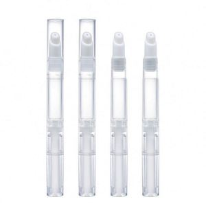 Stylo cosmétique rotatif transparent personnalisé avec logo, vide, en plastique de haute qualité, 2ml, 4ml, 6ml, pour rouge à lèvres, outils de maquillage, et dissolvant d'huile pour cuticules des ongles - Product Image 4