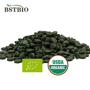 BSTBIO OEM toplu yüksek kalite doğal gıda sınıfı <span class=keywords><strong>250mg</strong></span> 500mg 1000mg organik <span class=keywords><strong>Spirulina</strong></span> tabletler - Product Image 1
