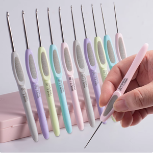 <span class=keywords><strong>Aiguille</strong></span> de <span class=keywords><strong>laine</strong></span> de pull à <span class=keywords><strong>tricoter</strong></span> pour poupée au crochet tricotée à la main en acier inoxydable - Product Image 2