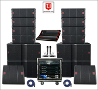 Sistema de sonido de concierto impermeable pasivo de la mejor calidad, conjunto completo de altavoces de matriz de línea bidireccional de 10 pulgadas a la venta