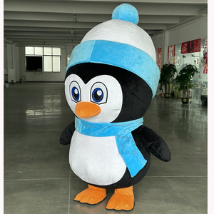 Disfraz <span class=keywords><strong>de</strong></span> Mascota <span class=keywords><strong>de</strong></span> pingüino <span class=keywords><strong>de</strong></span> dibujos animados para adultos, traje <span class=keywords><strong>de</strong></span> fiesta inflable amarillo, azul y rojo, vacaciones, Carnaval, estilo Anime, alquiler <span class=keywords><strong>de</strong></span> personajes <span class=keywords><strong>de</strong></span> película - Product Image 1
