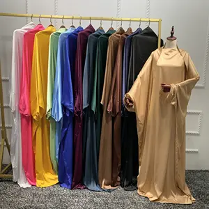 Phụ Nữ Hồi Giáo Thời Trang Quần Áo Dân Tộc Màu Sắc Rắn Váy Dài Burka Hồi Giáo