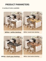 Table à manger carrée de luxe moderne 2026 avec plateau en pierre pour petit appartement, meuble de maison tout-en-un, extensible, pliable et avec armoire de rangement