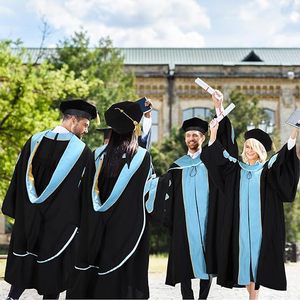 Vestido de doctorado Premium Túnica académica de alta calidad para ceremonias de graduación - Product Image 6