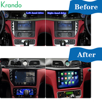 Autoradio Android Krando 10.33 pouces pour Maserati GT GC GranTurismo 2007-2017, écran Android Auto Carplay, 4G WIFI BT DSP