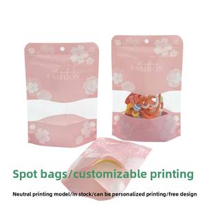 Sac en plastique rose emballage de string en dentelle colorée auto-scellante pour culotte serviette de sueur pour enfants mouchoir <span class=keywords><strong>manchon</strong></span> de glace - Product Image 2