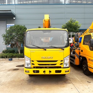Camión de Trabajo Aéreo con Plataforma Hidráulica de 22 Metros y 2 Filas, Chasis Isuzu KV100, para Operaciones en Altura - Product Image 3