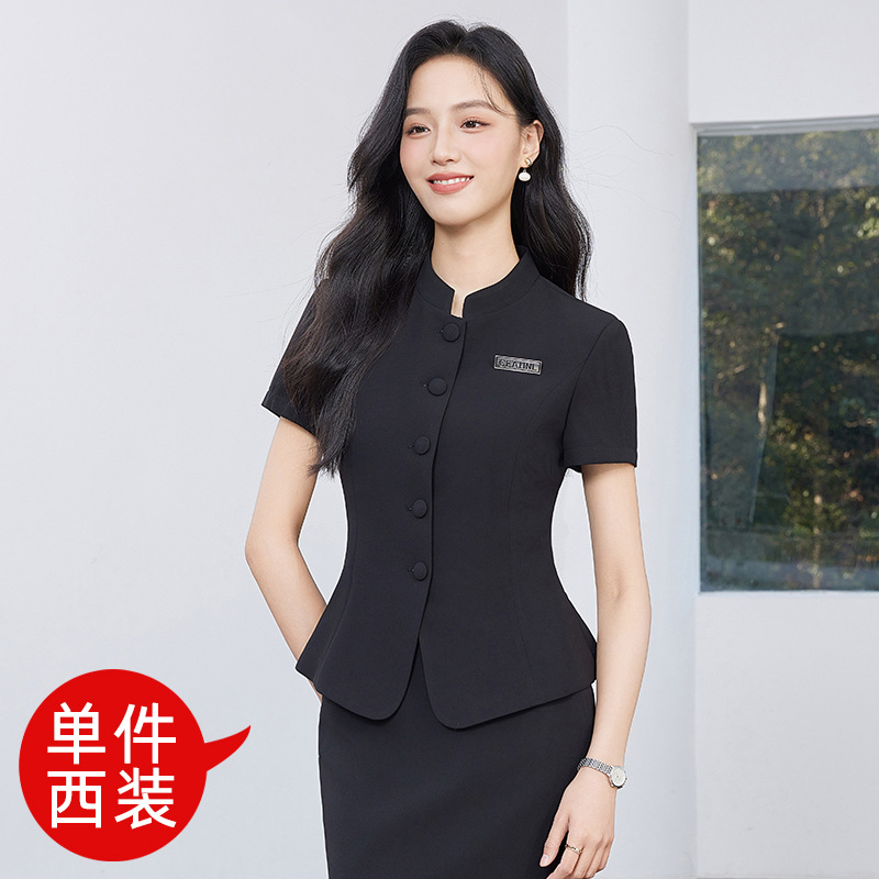 black suit
