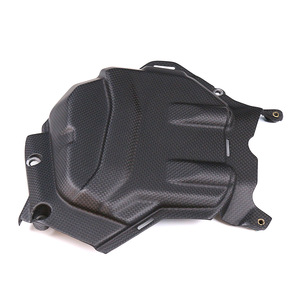 Couvercle de moteur en fibre de carbone finition brillante pour moto Ducati Multistrada V4 / V4S - Product Image 1