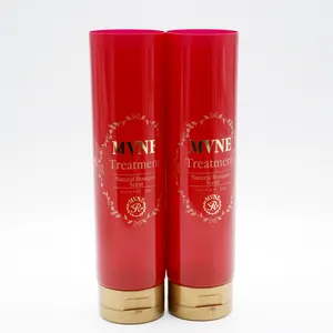 OEM logo hair care repair dry hair lotion packaging tube shampoo and conditioner tube 200ml