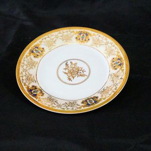 7 بوصة المنتجات الساخنة لوحات السيراميك العظام الصين الجديدة الذهبي زهرة لوحة - Product Image 2