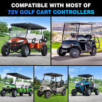 Baterai LiFePO4 48V/36V/72V 105Ah untuk Golf Cart UTV ATV dengan Layar, Baterai Golf Cart 48V 105Ah
