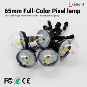 Luz <span class=keywords><strong>de</strong></span> Globo RGBW Direccionable <span class=keywords><strong>de</strong></span> 65 mm, DC24V, Blanco Cálido, UCS2904, IP67, para Fachadas <span class=keywords><strong>de</strong></span> Edificios, Decoración <span class=keywords><strong>de</strong></span> Paredes, Proyectos <span class=keywords><strong>de</strong></span> Iluminación - Product Image 1