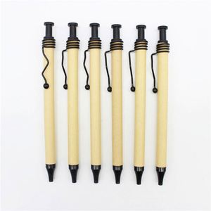 Luxury Metal Kraft Environmentally Friendly Recyclable Degradable Custom Paper Tube Pen - Product Image 1