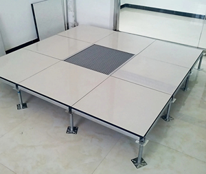 A telha cerâmica antiestática aumentava o sulfato do cálcio do painel do revestimento do acesso/base do aço para salas de controle do banco dos laboratórios do hospital - Product Image 5