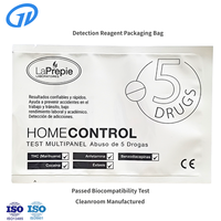 Sachet de réactifs PCR de qualité médicale, thermoscellable, haute barrière, testé pour l'extractibilité, emballage stérile en feuille pour laboratoire et salle blanche
