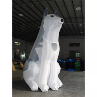 Loup géant gonflable décoratif d'extérieur personnalisé et robuste à vendre