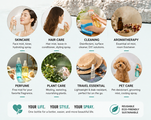 Bouteille pulvérisateur fine brume en PET personnalisée en gros pour OEM, flacon cosmétique anti-fuite pour tonique, sérum et <span class=keywords><strong>essence</strong></span>, emballage pour soins de la peau - Product Image 5