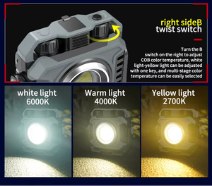 Hot-selling Rechargeable Repair <b>Working</b> <b>Light</b> Portable Power Bank Magnetic Base Multi-Angle Rotating <b>Working</b> <b>Light</b> - Product Image 6