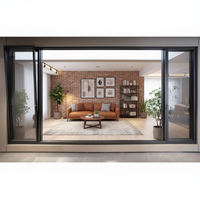 Ventana Abatible Vertical Moderna de Aleación de Aluminio de Alta Calidad, Aislamiento Térmico para Baño y Cocina, la Más Estrecha