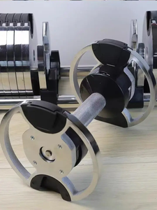 Ensemble d'haltères personnalisés avec logo pour salle de sport, électroplaqués ronds, 20 kg, 24 kg, 32 kg, 36 kg, 40 kg, 40,5 kg, 45 kg, 80 lb, 90 lb, 100 lb, poids libres <span class=keywords><strong>Nuobell</strong></span> - Product Image 5