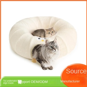 Nid de <span class=keywords><strong>Tunnel</strong></span> de chat pliable de haute qualité Passage protecteur et confortable pour petits animaux et chiens emballage en Carton - Product Image 2