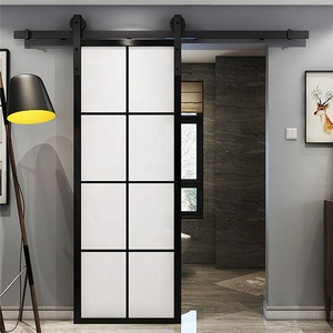 Portes coulissantes de placard de remplacement pour décoration intérieure américaine, cloison de sécurité, miroir, style grange, Menards - Product Image 4