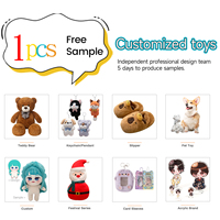 Poupée en Peluche Kpop Douce à Design Personnalisé, Vente Chaude, Poupée en Peluche Personnalisée de 10 cm en Coton de Bande Dessinée